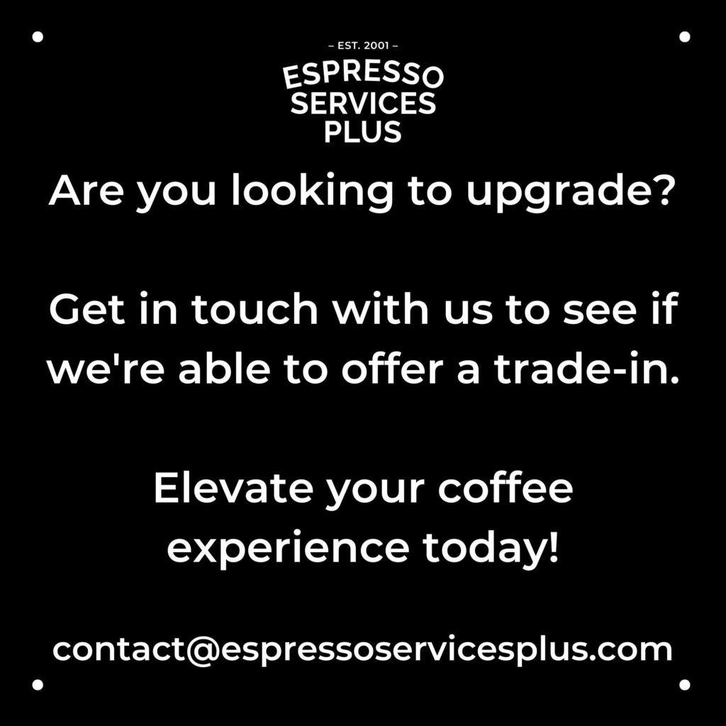 Trade in Coffee Machines and Coffee Grinders Sydney