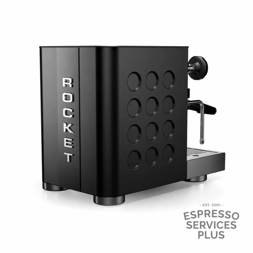 Rocket Appartamento TCA Coffee Machine Black with Black - Espresso Services Plus