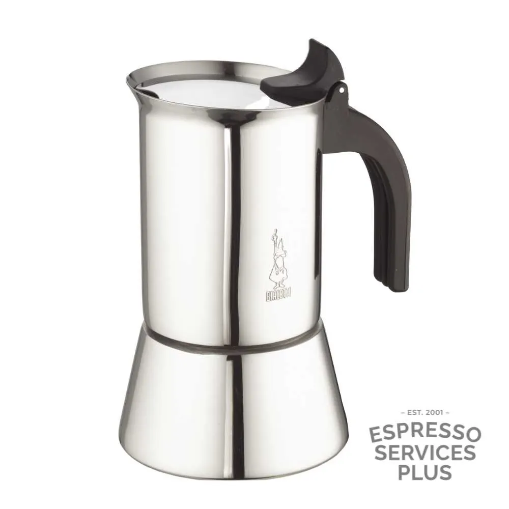 Bialetti Venus Stainless Steel Induction 4 Cup - Espresso Services Plus