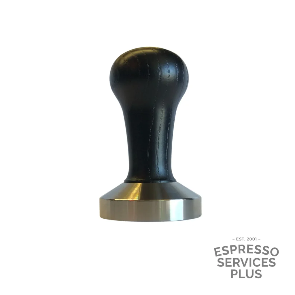 Coffee Tamper 58mm Black Wood - Espresso Services Plus