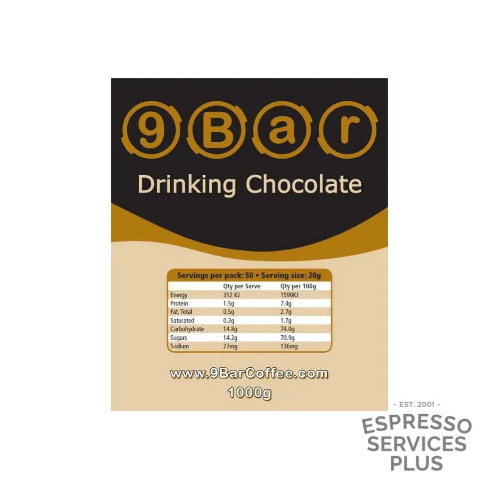 Drinking Chocolate - 9Bar Coffee