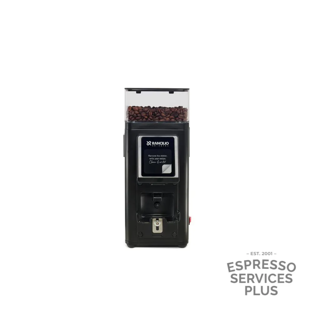 Rancilio Stile SD Front Black Coffee Grinder - Espresso Services Plus