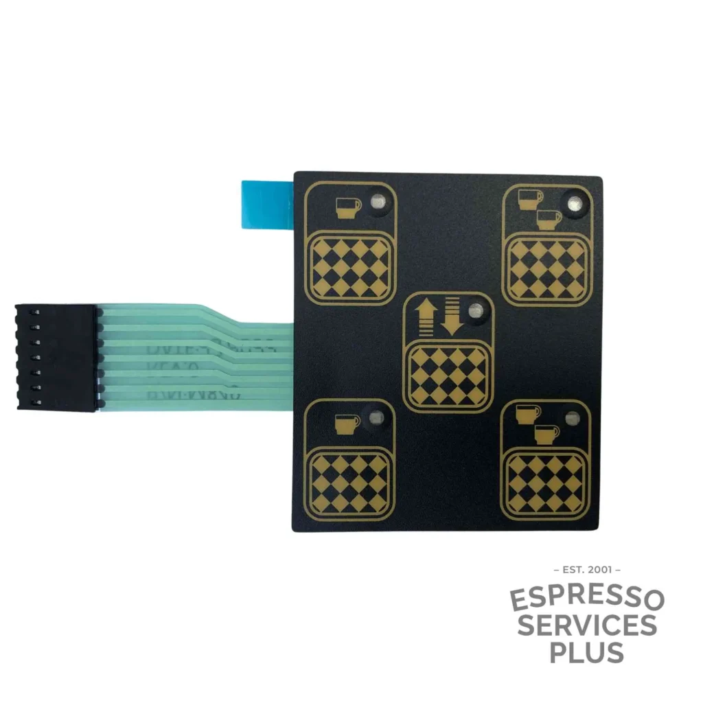 Push button membrane Bezzera BZ35 -BZ40 service and repair - Espresso Services Plus