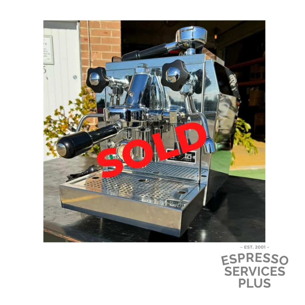 SOLD Rocket Giotto Used Coffee Machine pre loved top - Espresso Services Plus